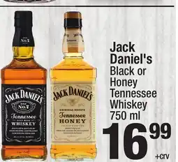 Super King Markets Jack Daniel's Black or Honey Tennessee Whiskey offer