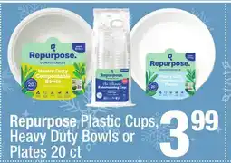 Super King Markets Repurpose Plastic Cups, Heavy Duty Bowls or Plates offer