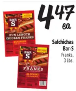 El Super Bar-S Franks offer