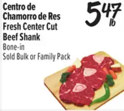 El Super Fresh Center Cut Beef Shank offer