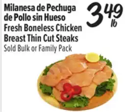 El Super Fresh Boneless Chicken Breast Thin Cut Steaks offer