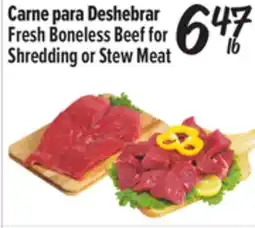El Super Fresh Boneless Beef for Shredding or Stew Meat offer