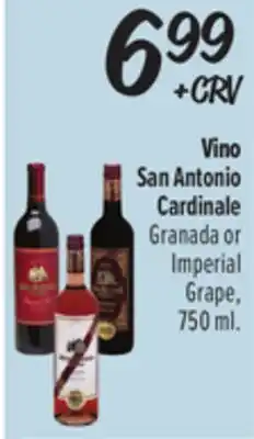 El Super San Antonio Cardinale Granada or Imperial Grape offer