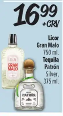 El Super Gran Malo 750 ml. Tequila Patrón, 375 ml offer