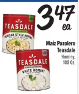 El Super Teasdale Hominy offer