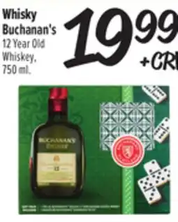 El Super Buchanan's 12 Year Old Whiskey offer