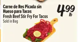 El Super Fresh Beef Stir Fry For Tacos offer
