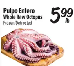 El Super Whole Raw Octopus offer