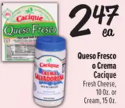 El Super Fresh Cheese,10 Oz. or Cream, 15 Oz offer