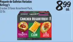 El Super Kellogg's Cracker 3 Flavor Assortment Pack offer