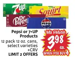 Foodmaxx Pepsi or 7 • UP Products offer