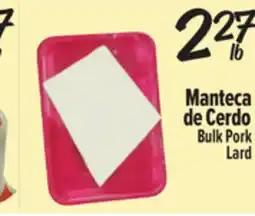 El Super Fresh Bulk Pork Lard offer