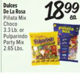 El Super Fresh De La Rosa Piñata Mix Choco 3.3 Lb. or Pulparindo Party Mix 2.65 Lbs offer
