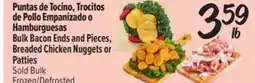 El Super Fresh Bulk Bacon Ends and Pieces, Breaded Chicken Nuggets or Patties offer