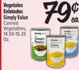 El Super Fresh Simply Value Canned Vegetables offer