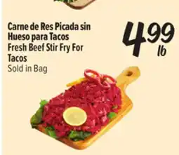 El Super Fresh Fresh Beef Stir Fry For Tacos offer