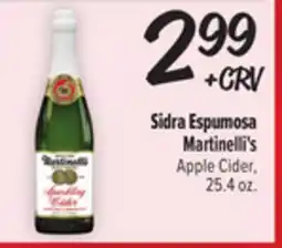 El Super Fresh Martinelli's Apple Cider offer