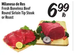 El Super Fresh Fresh Boneless Beef Round Sirloin Tip Steak or Roast offer