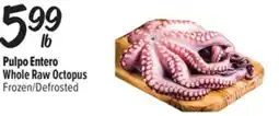El Super Fresh Whole Raw Octopus offer
