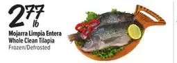 El Super Fresh Whole Clean Tilapia offer