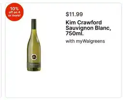 Walgreens Kim Crawford Sauvignon Blanc, 750ml offer