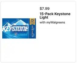 Walgreens Keystone Light offer