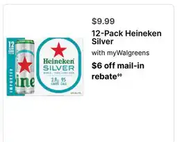 Walgreens 12-Pack Heineken Silver offer