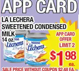 Torres Supermercado LA LECHERA SWEETENED CONDENSED MILK offer