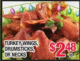 Torres Supermercado TURKEY WINGS, DRUMSTICKS, OR NECKS offer