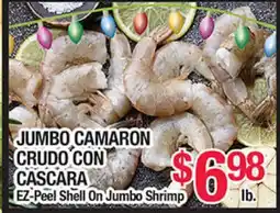 Torres Supermercado JUMBO CAMARON CRUDO CON CASCARA offer