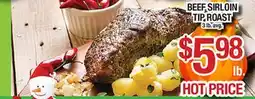 Torres Supermercado BEEF, SIRLOIN TIP, ROAST offer