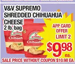 Torres Supermercado V&V SUPREMO SHREDDED CHIHUAHUA offer