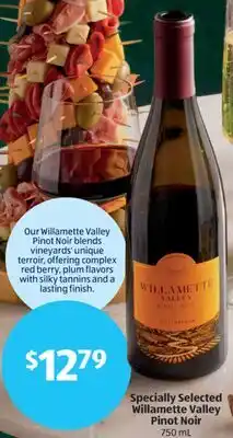 Aldi Specially Selected Willamette Valley Pinot Noir offer