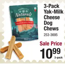 Menards 3-Pack Yak-Milk Cheese Dog Chews offer