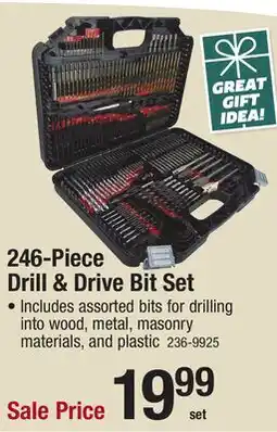 Menards 246-Piece Drill & Drive Bit Set offer