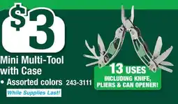 Menards Mini Multi-Tool with Case offer