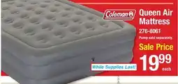 Menards Queen Air Mattress offer