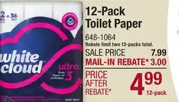 Menards 12-Pack Toilet Paper offer