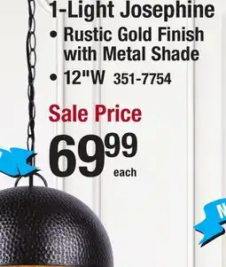 Menards 1-Light Josephine offer