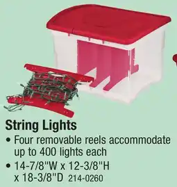 Menards String Lights offer