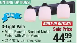 Menards 3-Light Pala offer