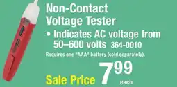 Menards Non-Contact Voltage Tester offer