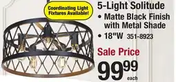 Menards 5-Light Solitude offer