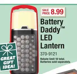 Menards Battery Daddy LED Lantern offer