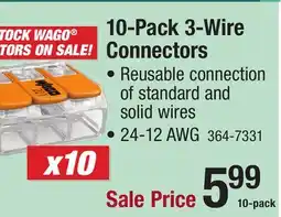 Menards 10-Pack 3-Wire Connectors offer