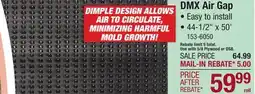 Menards DMX Air Gap offer