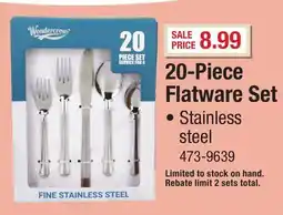 Menards 20-Piece Flatware Set offer