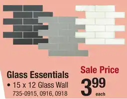 Menards Glass Essentials offer