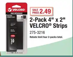 Menards 2-Pack 4 x 2 VELCRO Strips offer