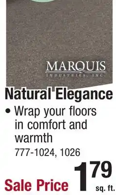 Menards Natural Elegance offer